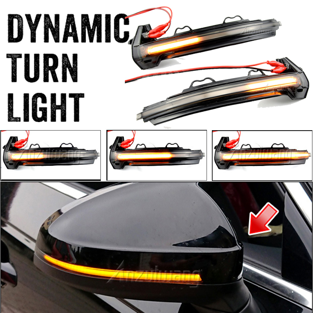 Pour Audi A4 S4 RS4 B9 2016-2019 A5 S5 RS5 clignotant dynamique lumière LED aile latérale rétroviseur indicateur clignotant séquentiel