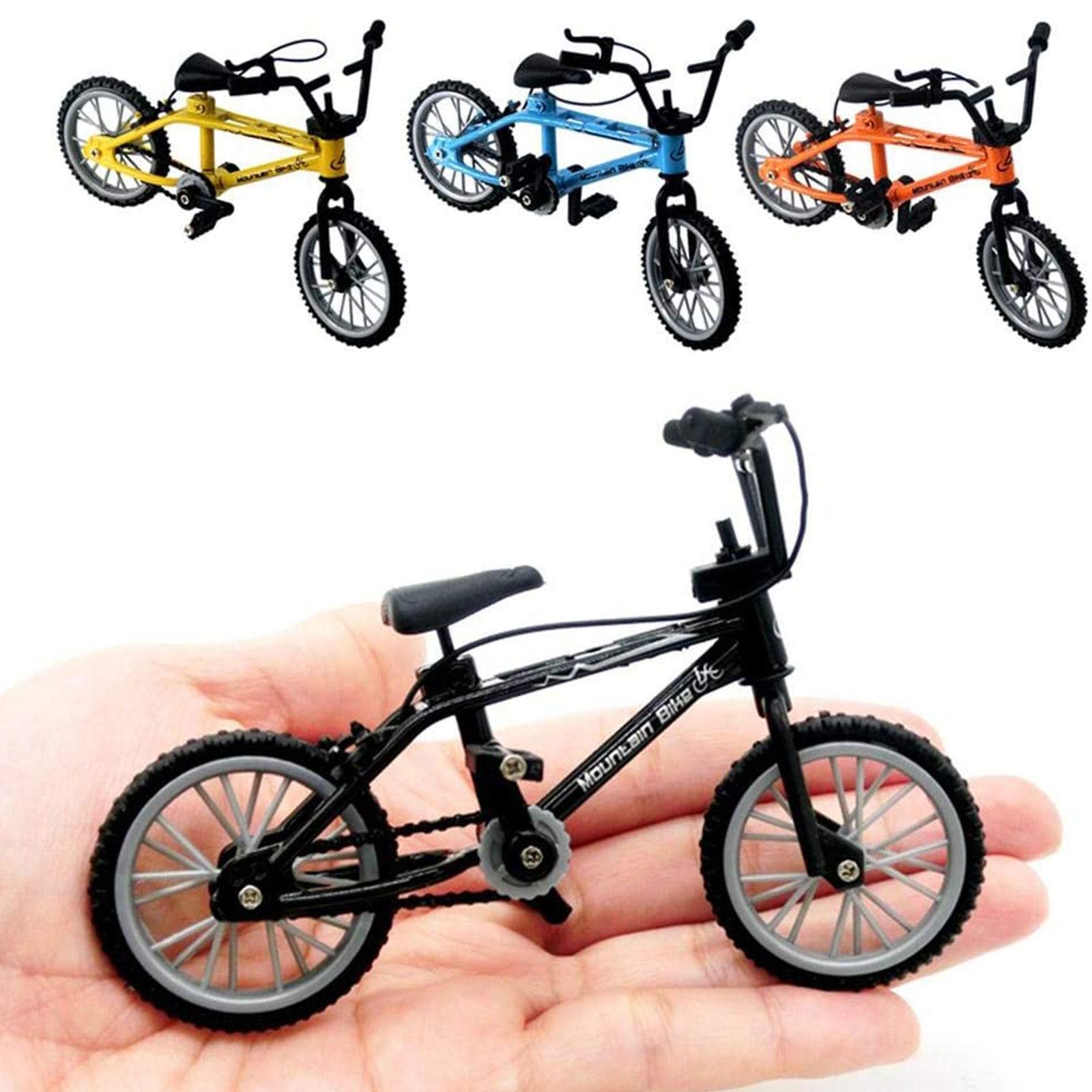1pcs Retro Alloy MINI Finger BMX จักรยานประกอบจักรยานของเล่น Gadgets ของขวัญของเล่นรุ่น MINI จักรยานแบบพกพาสําหรับเด็ก