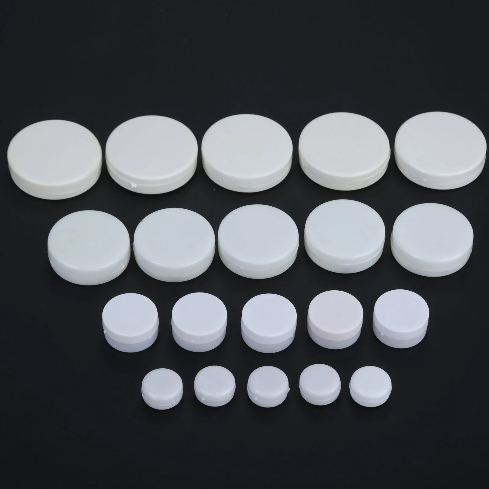 20Pc 15/20/32/38mm Pet Noise Squeakers Toy Rattle Box Repair Fix Toy Noise Maker Insert Pet Baby Bell White Plastic Squeaker Toy