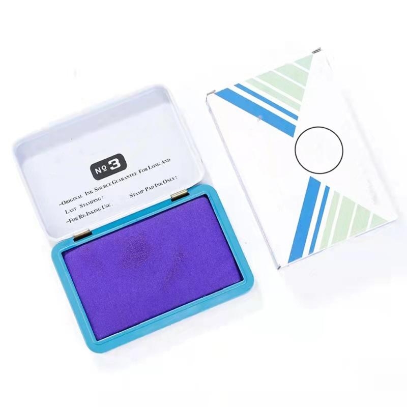 Office Stamp Pad Water Resistant Quick Dry Stamp Pad Stamp Finger Pad