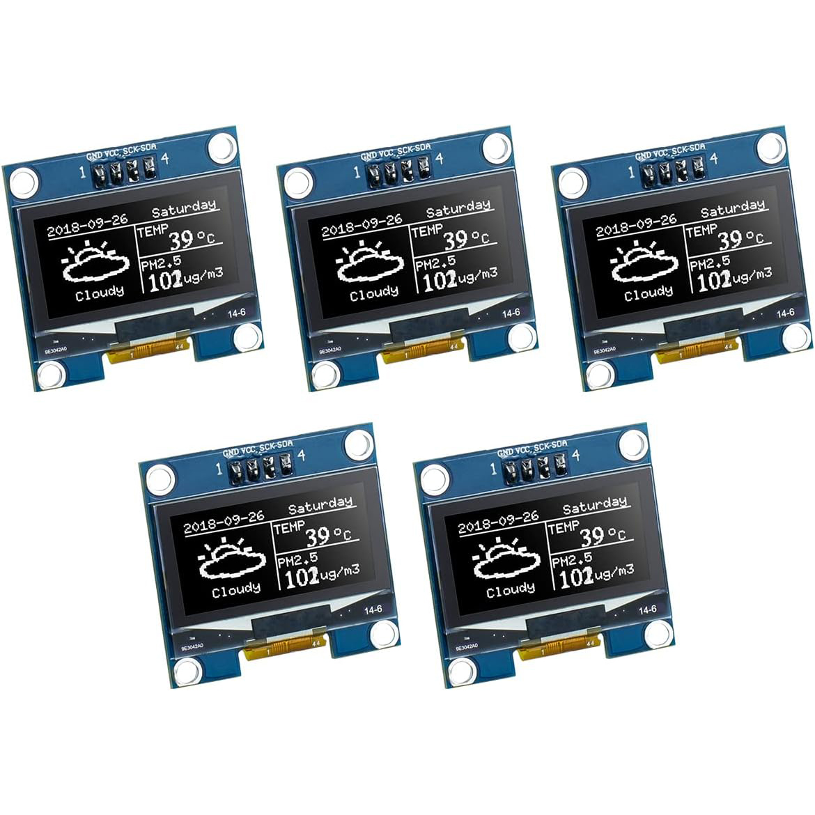 1 sztuk 1.3 "moduł wyświetlacza OLED biały niebieski kolor układ napędowy SH1106 128X64 1.3 Cal LCD LED IIC I2C komunikacja dla Arduino