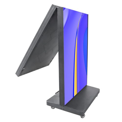 Pantalla LED portátil, plegable y modular para publicidad, resistente al agua y a impactos, con píxeles de 1.86, 2, 2.5 y 3.0 mm.