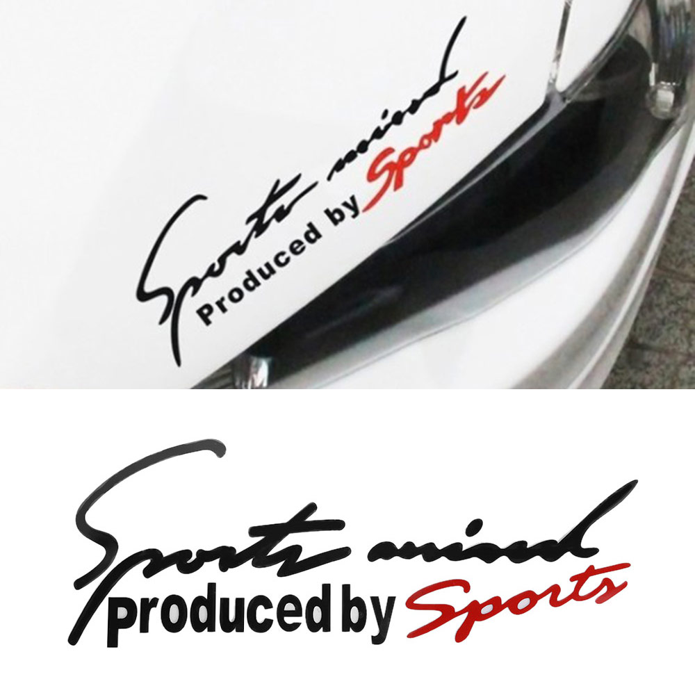 Pegatinas deportivas con letras para coche, insignia con emblema, pegatina para capó de automóvil, estilo de coche para Audi BMW Benz VW Sport AMG