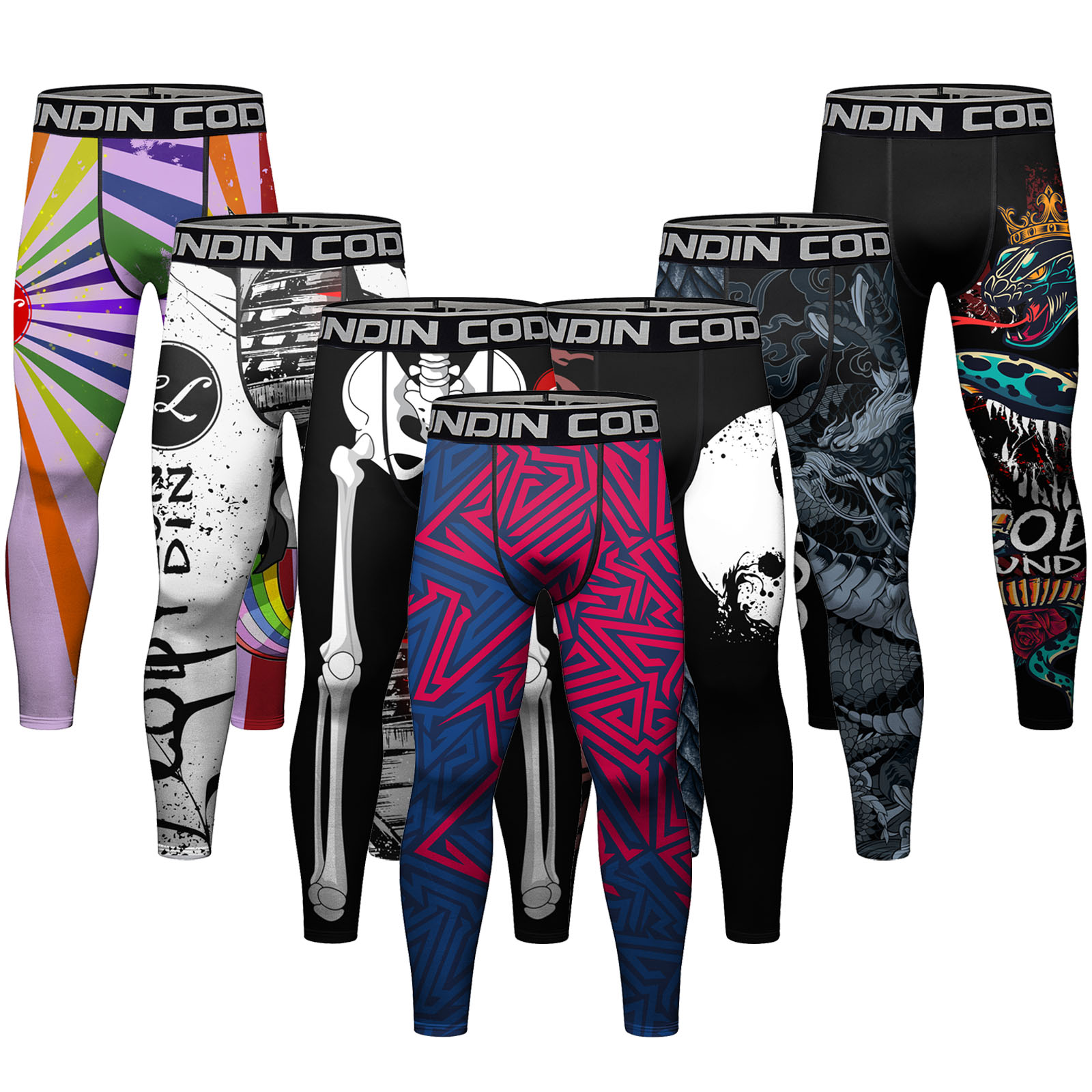 Cody Lundin hombres Jiu Jitsu Spats Stappling medias de compresión pantalón de entrenamiento BJJ No Gi Grappling Leggings gimnasio Fitness pantalones