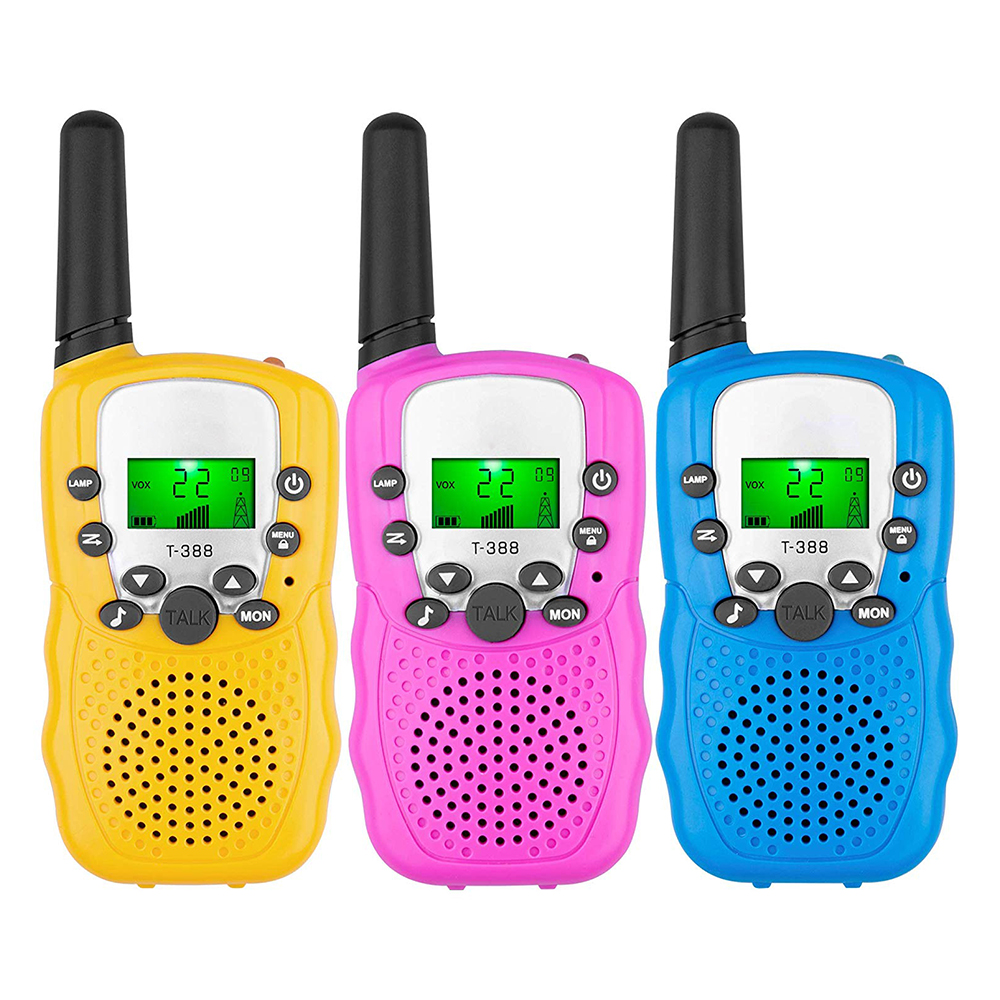 2PCS Handheld Kinder Walkie Talkie Transceiver 6KM Empfänger Zwei Weg Radio Walkie-Talkie Radio Comunicador Mini Spielzeug für Jungen Mädchen