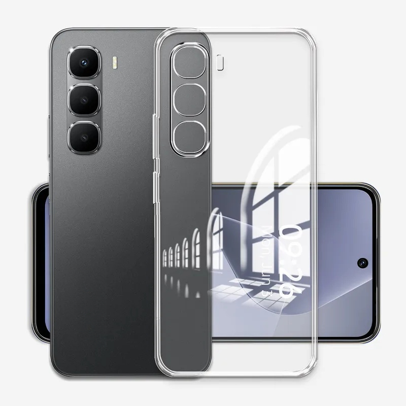 Pour Infinix Hot 60i 60Pro + Hot 60 i 5G Hot60 Pro Plus étui souple en Silicone clair coques de téléphone antichoc couverture arrière Carcase Fundas