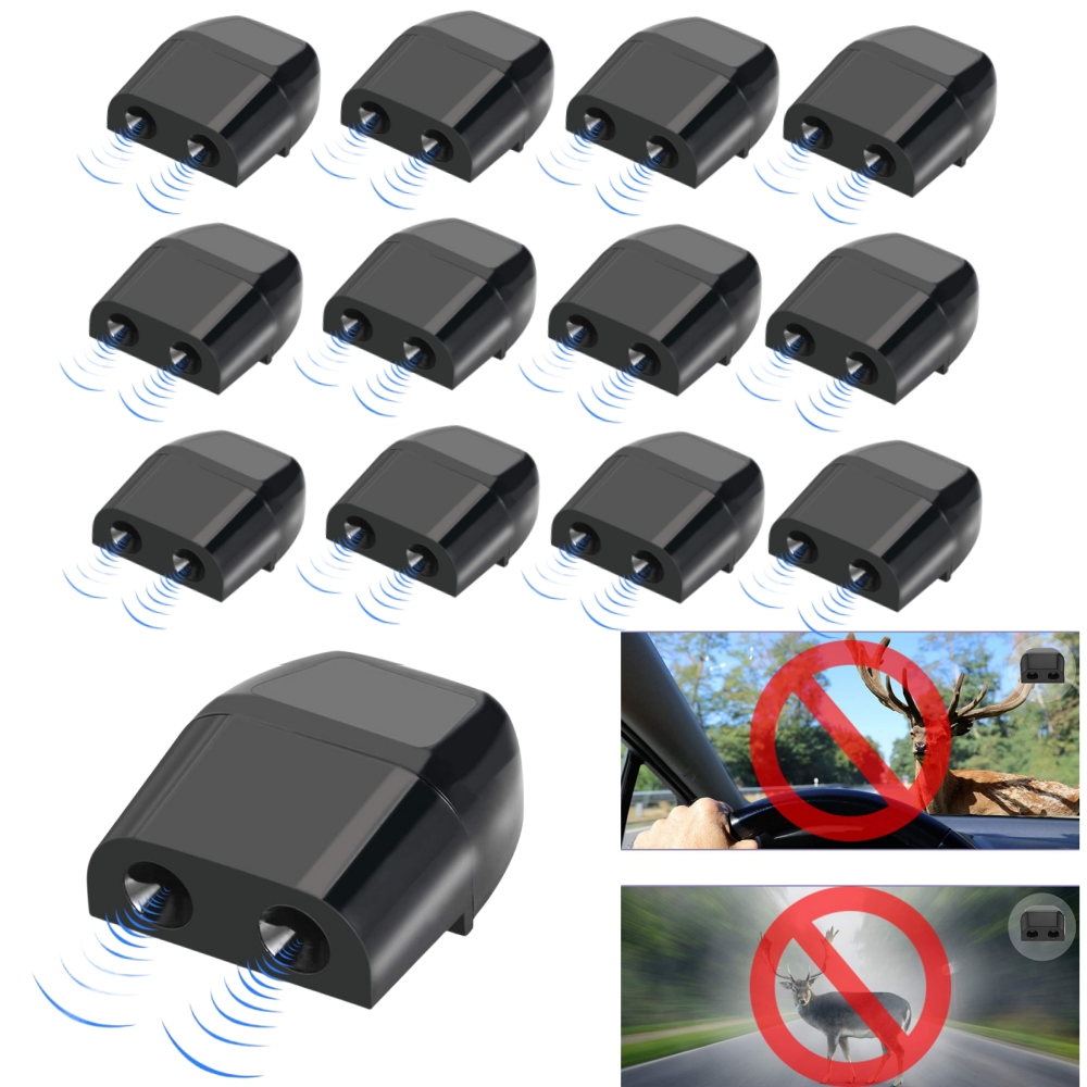 Silbatos de ciervos para coche, 1 ~ 10 Uds., evita colisiones de ciervos, repelente de animales, silbato ultrasónico para animales, dispositivo de advertencia de vida silvestre de ciervo