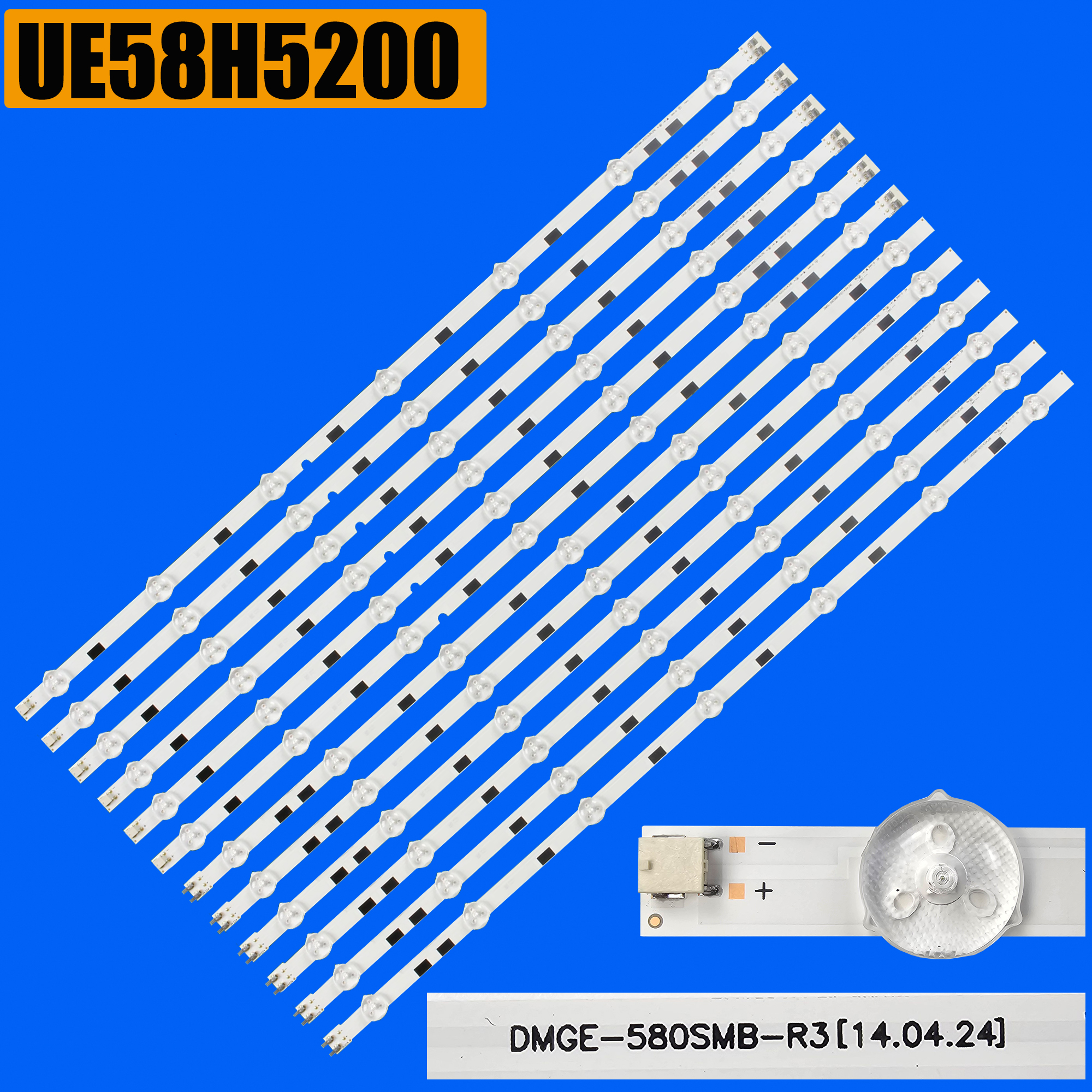 Strip lampu latar LED untuk LM41-00091F BN96-32772A