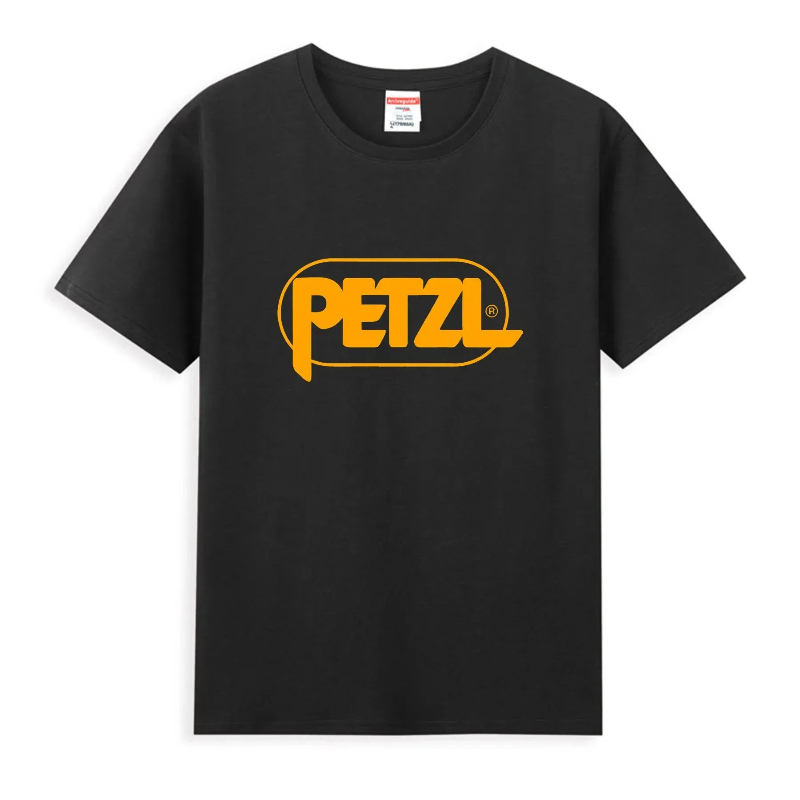 2024 T-shirt Casual PETZL Leven Muurklimmen Wandelen en Trail Running Camping Drifit T-shirt Comfortabel Streetwear S-3XL
