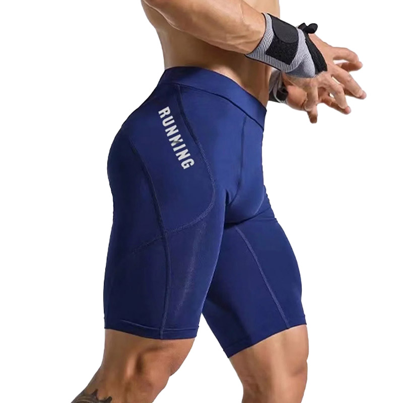 メンズボディービルショーツジムランニングレギンス男性ジョギング弾性圧縮スウェットパンツサッカーバスケットボールタイツズボン