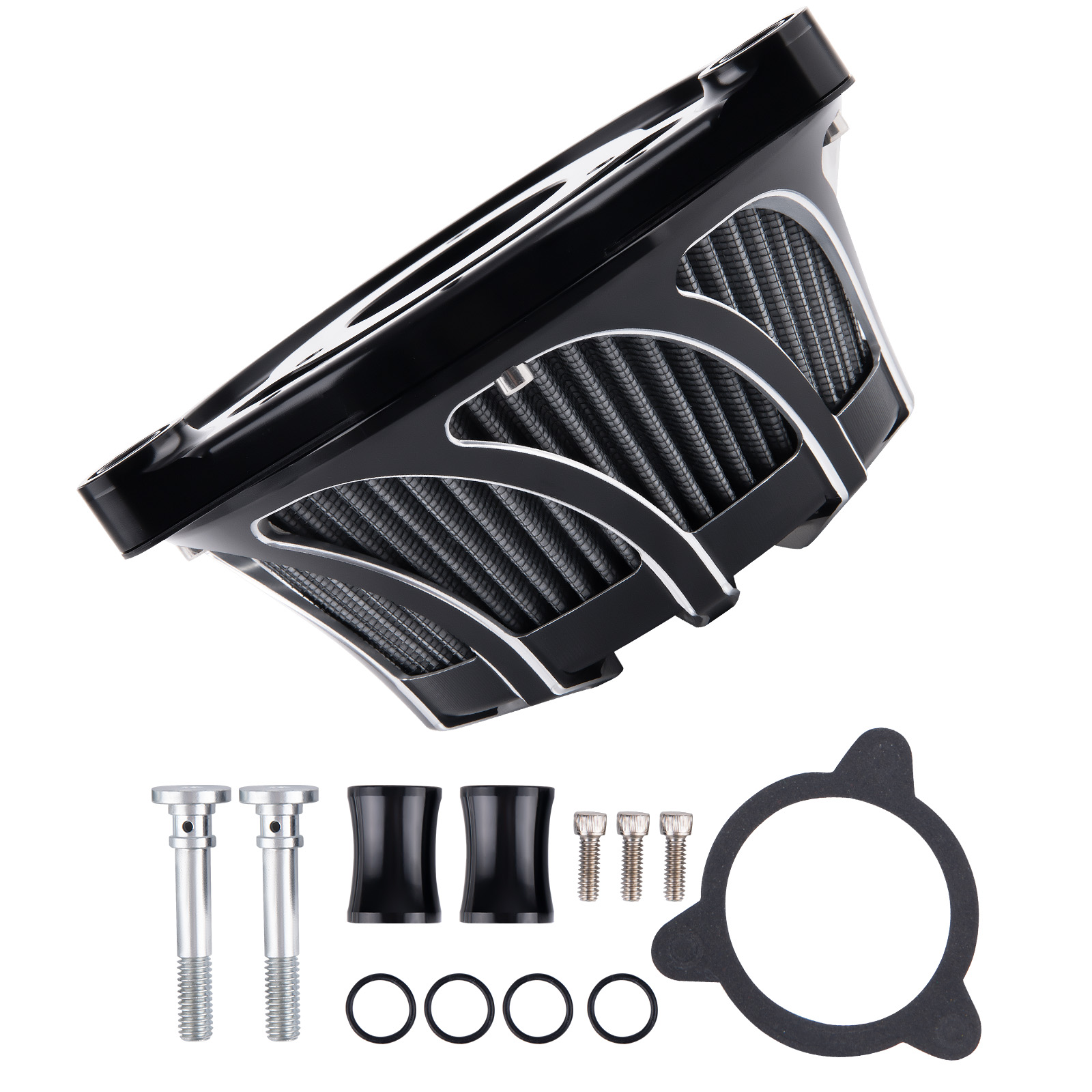 Filtr wlotowy filtra powietrza do Harley Dyna FXDLS Touring 2008-2016 Softail C Style