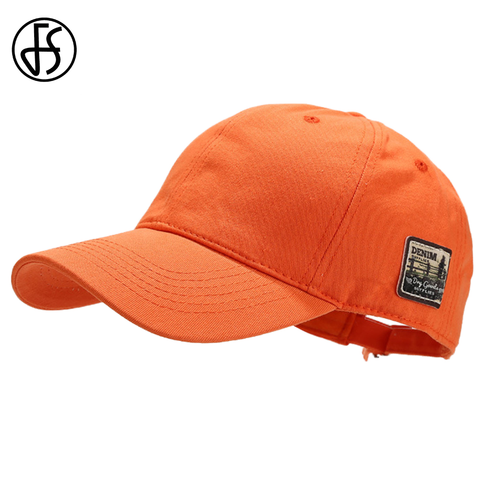 Casquette de baseball élégante FS orange et verte pour hommes, jeunes, style hip-hop américain, casquette de camionneur d'été pour femmes, casquettes hommes 2026