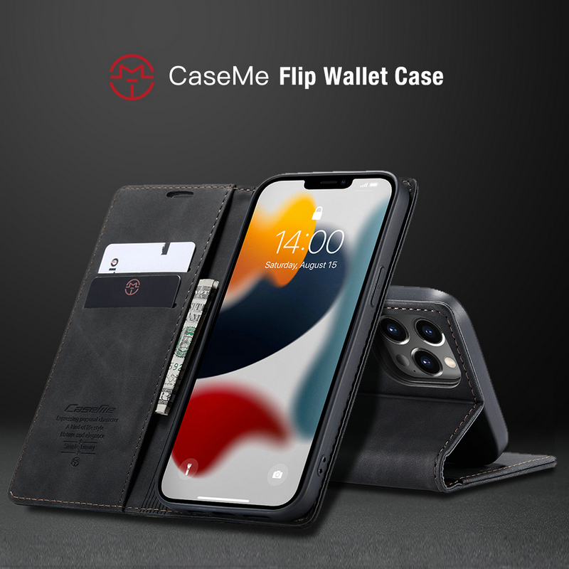 Coque de téléphone rétro en cuir à rabat magnétique, coque arrière de luxe pour iPhone 16 Pro Max, 15, 14, 13, 12, 11 Mini, 7, 8 Plus, XS Max, XR
