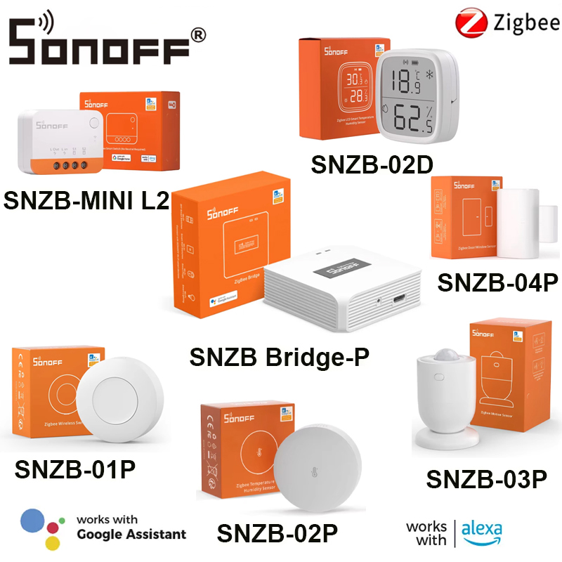 SONOFF SNZB 06P Zigbee Датчик присутствия человека Шлюз Bridge Pro SNZB-01P SNZB-02P SNZB-03P SNZB-04P ZBMINI L2 Интеллектуальный переключатель