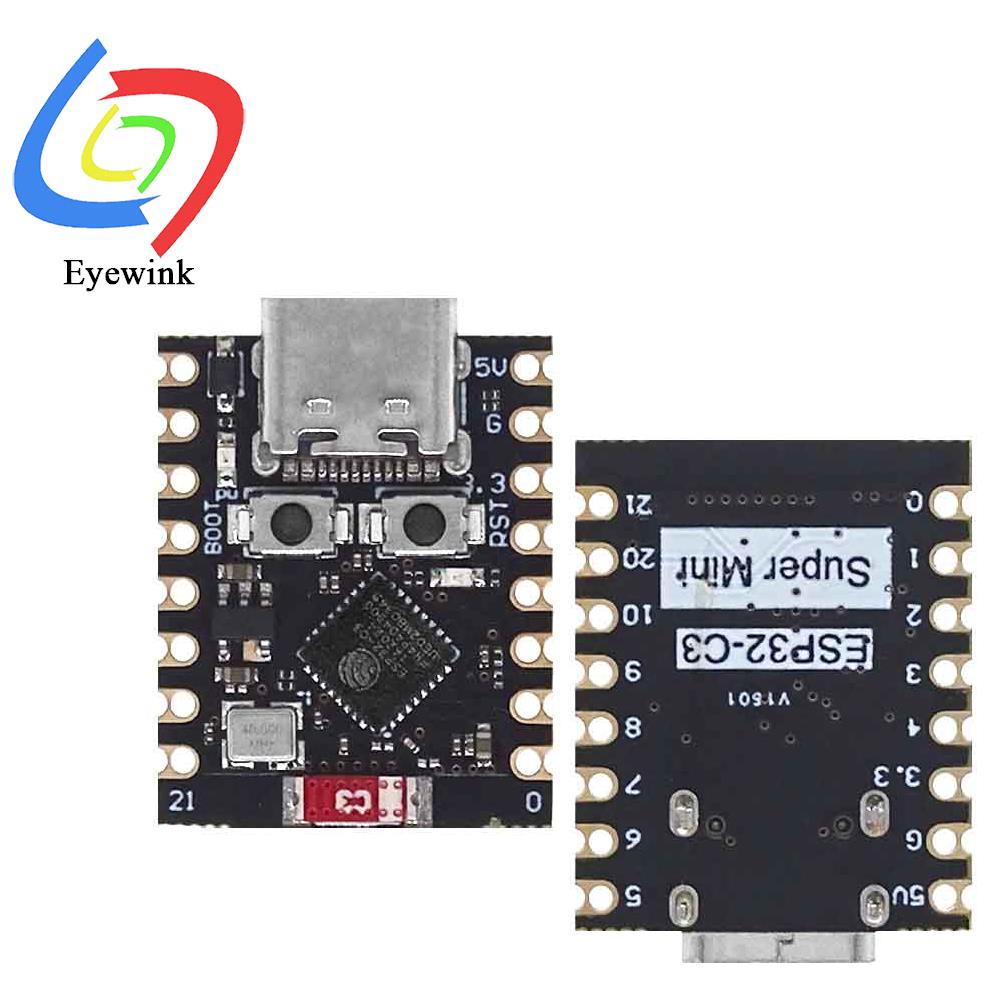 ESP32-C3 開発ボード モジュール スーパー ミニ開発ボード 32 ビット シングルコア プロセッサ ESP32 C3 16 ピン Type-C