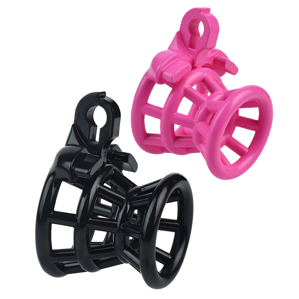 FRKO Streamline Design Hollow Sissy Male Chastity Cage ABS Resin Chastity Belt Cock Lock Penis Rings Adults Toy 18 Ship From USA
