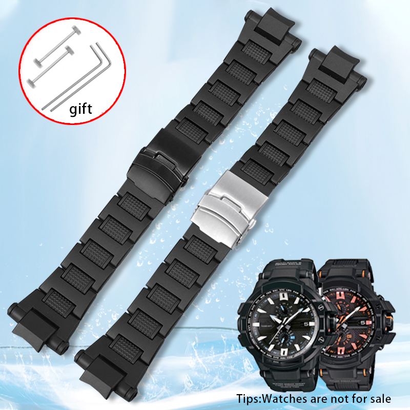 Plastikowe-Correa de reloj para Casio G-SHOCK GA-1000, 1100, GW-4000, A1000, Zegarek, Pasek, Wysokiej, jako'sci, mëczyzna, sporttowy, Zeg