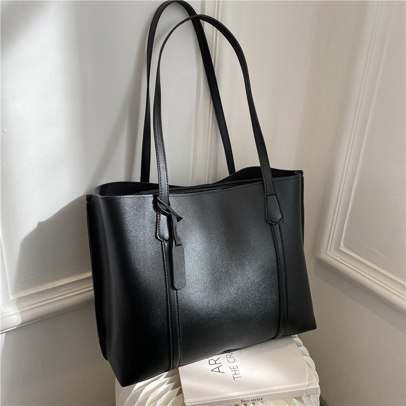 Damentasche mit großer Kapazität, neue Tragetasche aus weichem Leder, lässige und vielseitige Einzelschultertaschen für Damenhandtaschen im koreanischen Stil