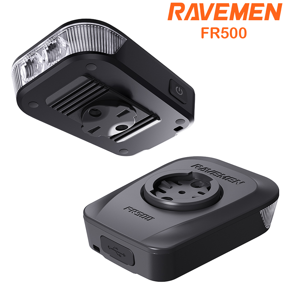 RAVEMEN FR500 велосипедная фара для Garmin Wahoo XOSS IGPSPORT Magene GPS перезаряжаемый велосипедный фонарь дневная безопасность ночное освещение