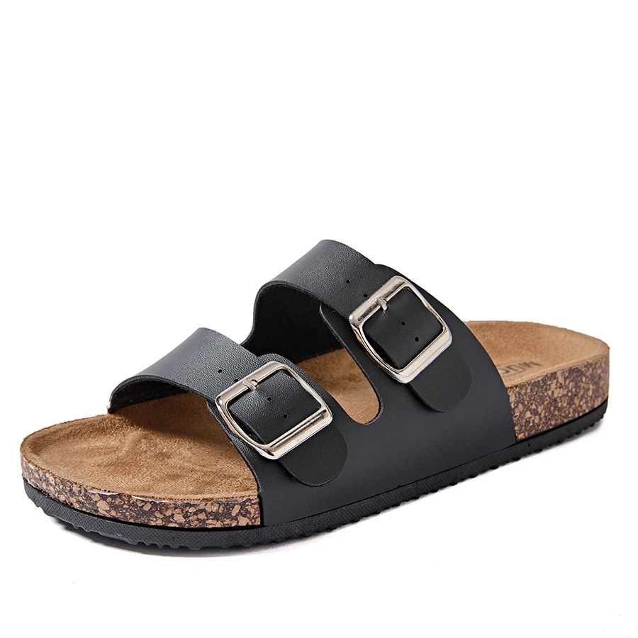 Kork-Slipper für Herren, Sommer-Oberbekleidung, neuer Stil, dicksohlige, strapazierfähige Boken-Schuhe, modische Strandsandalen 2026