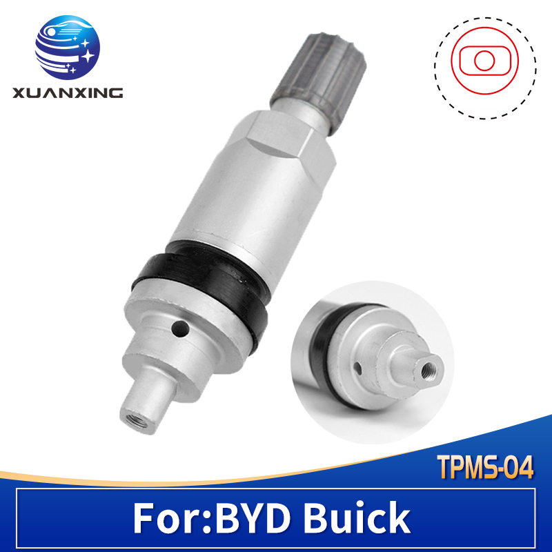 TPMS-04 шины клапан давления в шинах Клапаны датчиков для Buick BYD алюминия TPMS Шины Клапаны Замена