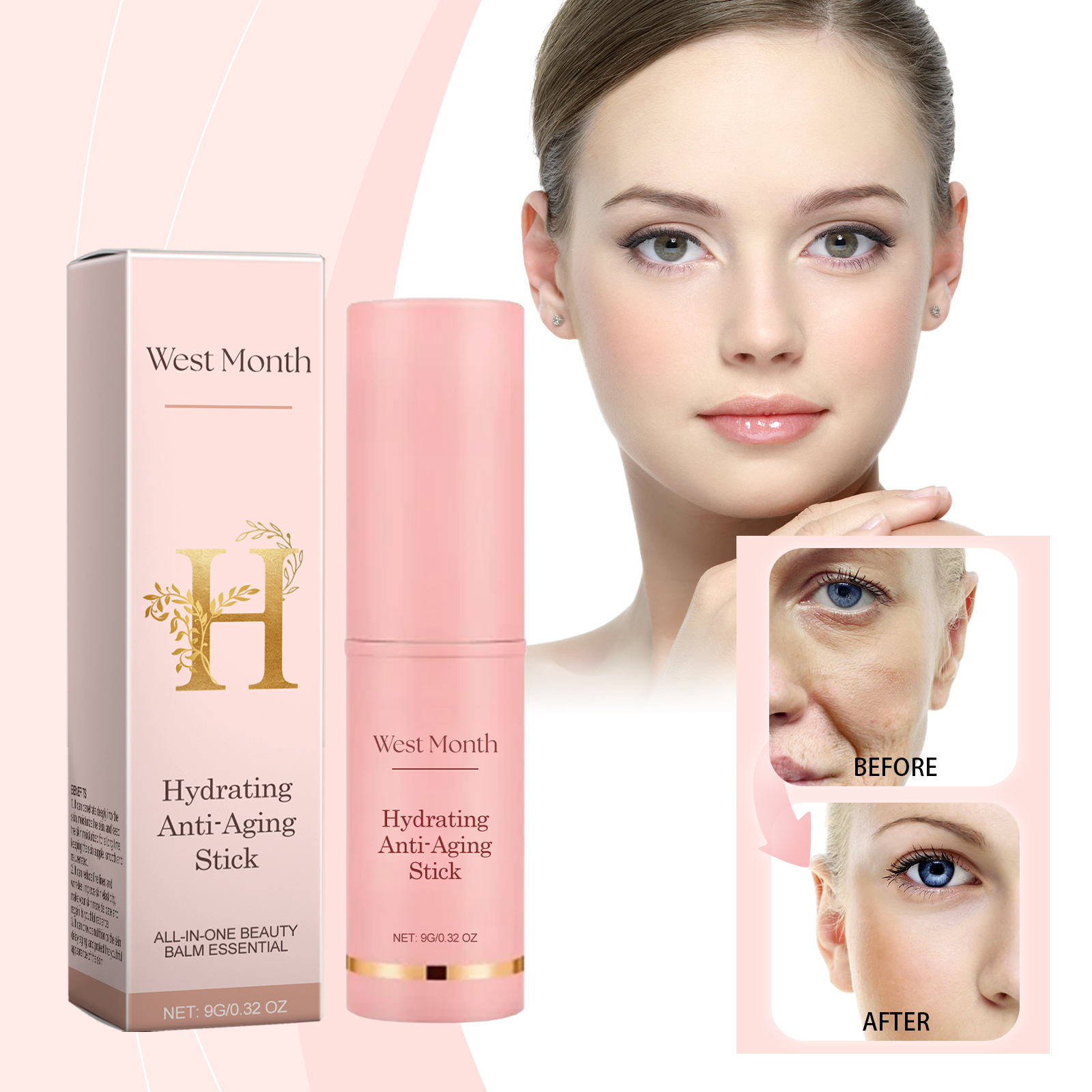 Hidratante multi bálsamo vara rugas salto colágeno melhorando rugas creme universal maçante hidratante vara coreano cuidados com a pele
