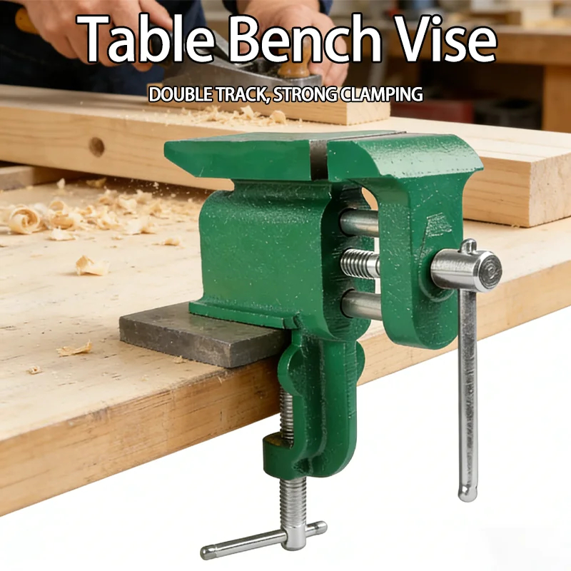Morsa de Bancada Multifuncional DIY para Joalheiros e Hobbies, com Bigorna Grande e Acessórios Manuais