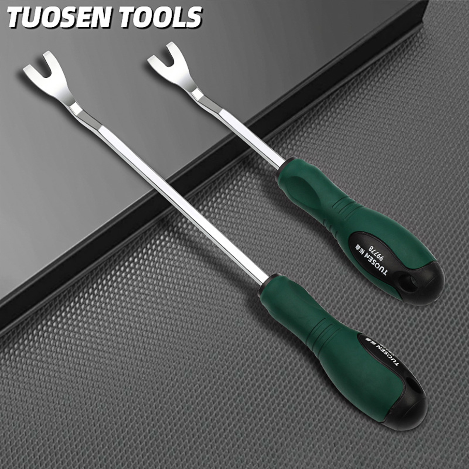 Auto Door Panel Clip Remover Tool Set Durable Steel Pry Bar Kit for Interior Trim Removal Car Repair Accessories