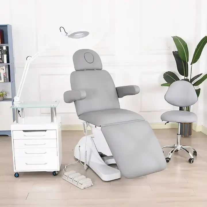 Elektrisch in hoogte verstelbare 3-delige behandelbank voor fysiotherapie, chiropractie, acupunctuur en massage