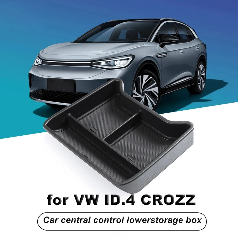 Kotak penyimpanan kontainer bawah sandaran tangan konsol mobil reparasi untuk Volkswagen VW ID.4 ID4 ID 4 Aksesori Interior otomatis CROZZ