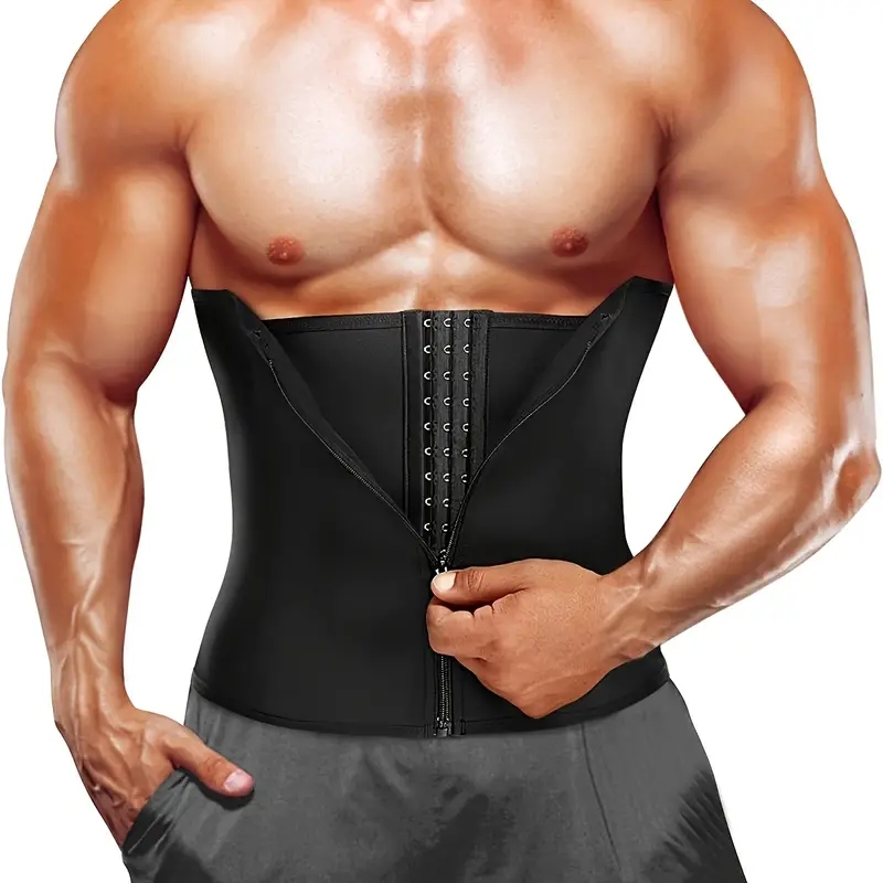Perder peso al instante con este cinturón de corsé ajustable para hombres