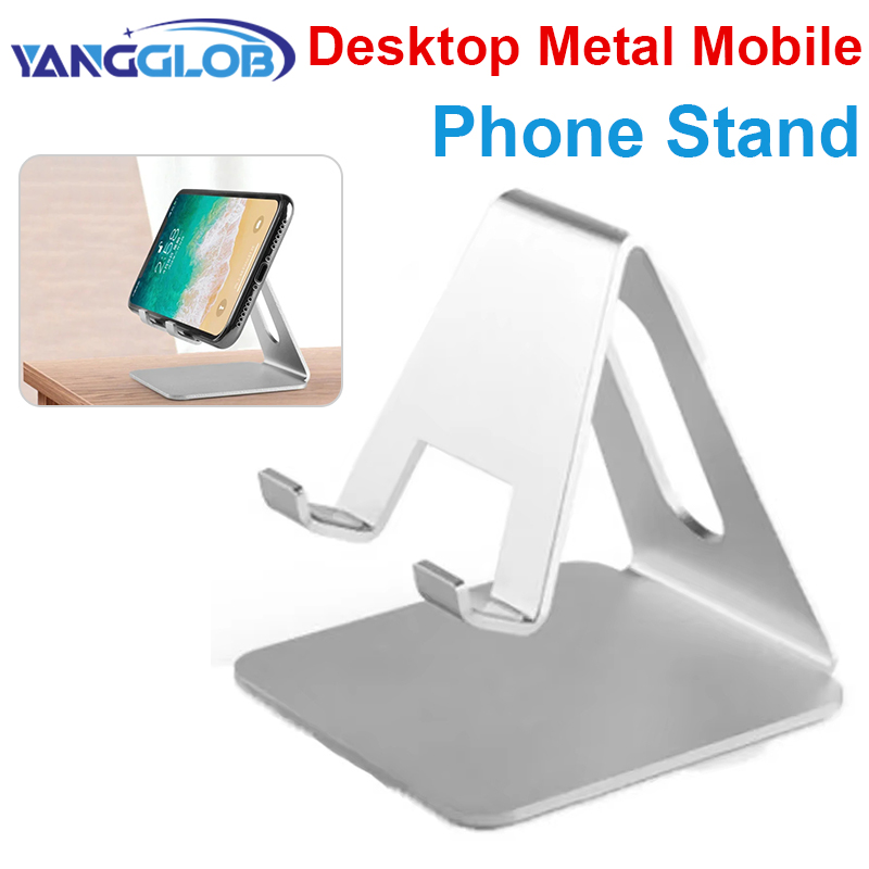 Suporte de metal para celular, doca universal para tablet preguiçoso para todos os smartphones, iphone, xiaomi, ipad, samung galaxy tab, montagem ao vivo