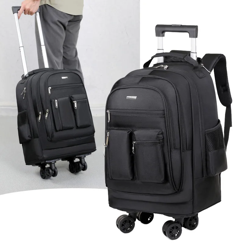 Sac à dos professionnel pour le commerce extérieur, grande capacité, multifonctionnel, double compartiment, sac à dos pour étudiant, léger