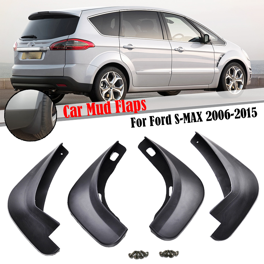 ชุดบังโคลนสําหรับ Ford S-Max 2006-2015 แผ่นกันโคลน Splash Guards Mudflaps