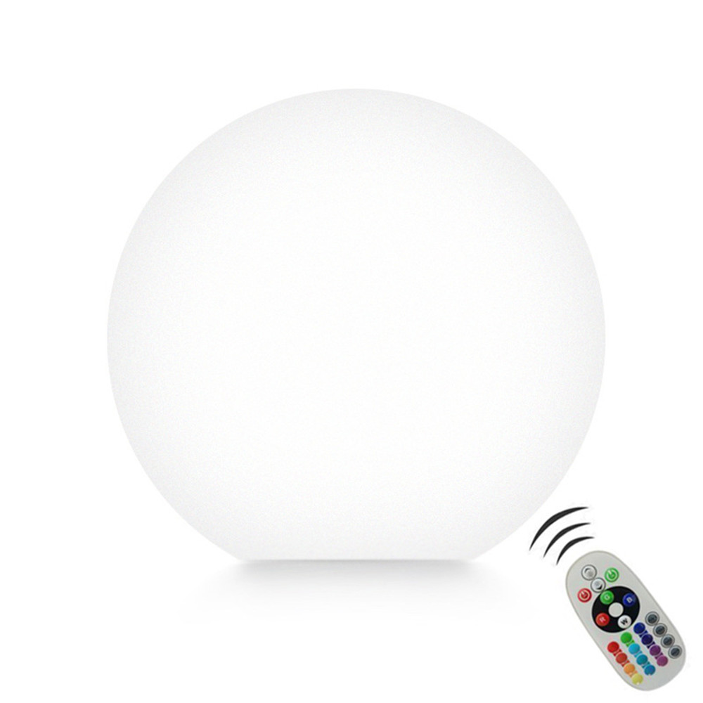 Boule lumineuse LED Rechargeable pour enfants et adultes, veilleuse Globe à couleur changeante RGB avec télécommande, idéale pour la décoration de fête dans le jardin