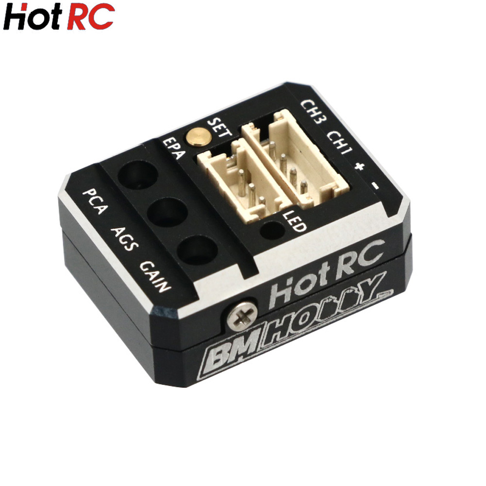 Hotrc F11 Gyroscope transmetteur de contrôle de stabilité automatique pour voiture de course RC Drift Gyroscope RC professionnel intégré Compact