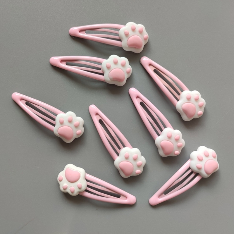 M2EA-horquillas con forma de pata de dibujos animados para mujer, pinza para el pelo con dibujos animados, tocado, estilo Y2k