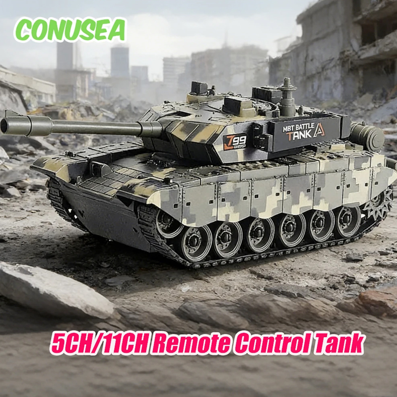 5/11C Rc Tank Remote Control War Tanks Crawler Car Vehicle Battle Electric Model Electronic Machine Toys for Boys Birthday Gifts
