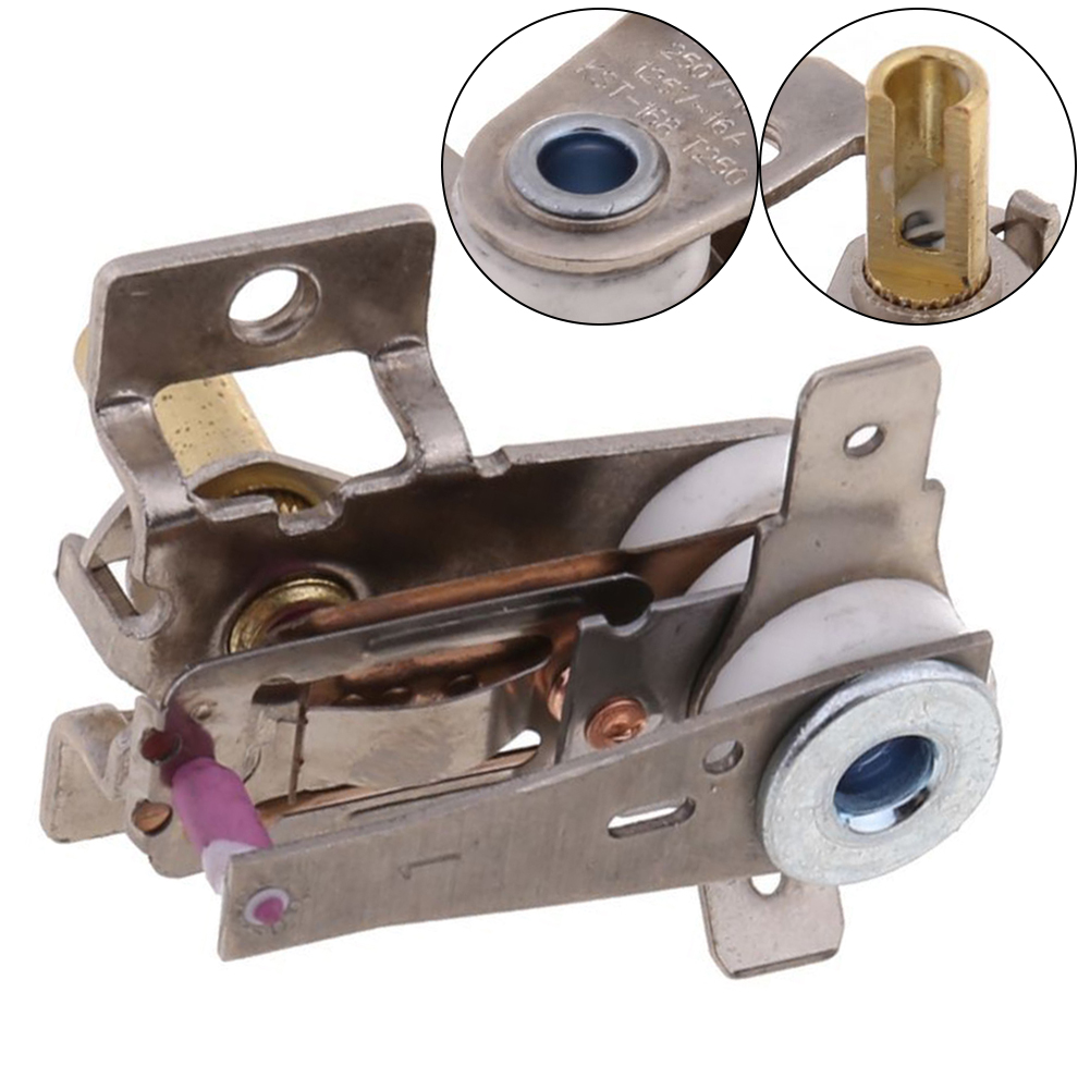AC 250V 16A Adjustable Temperature Switch Heating Bimetal Thermostat KDT-200 For Electric Heaters Electric Irons Rice Cookers