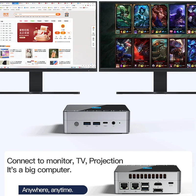 MOREFINE M9S Mini PC 12.a generación Intel i3 N305 N300 N200 ES QS PCIE3.0x4 2xLAN computadora para el hogar/oficina Windows 11 NUC WiFi6 Firewall