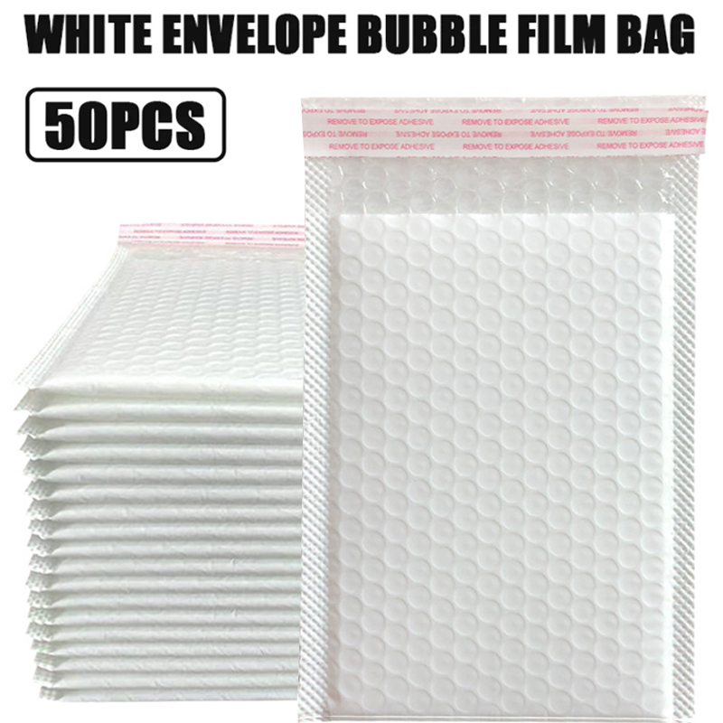 50PCS Perle Film Blase Umschlag Tasche Wasserdicht Gepolsterte Mailing Selbst Dichtung Versand Verpackung Taschen Buble Mailer Bussiness Tasche