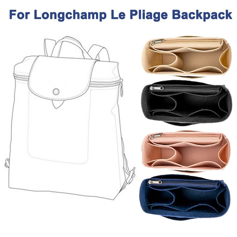 Damen Handtasche Rucksack Filz Liner Tasche für Longchamp Le Pliage Rucksack Tasche Reisetasche Einsatz Liner Geldbörse Organizer Tasche