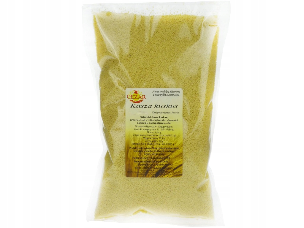 KASZA KUSKUS 1kg naturalne przysmak kus-kus kukus