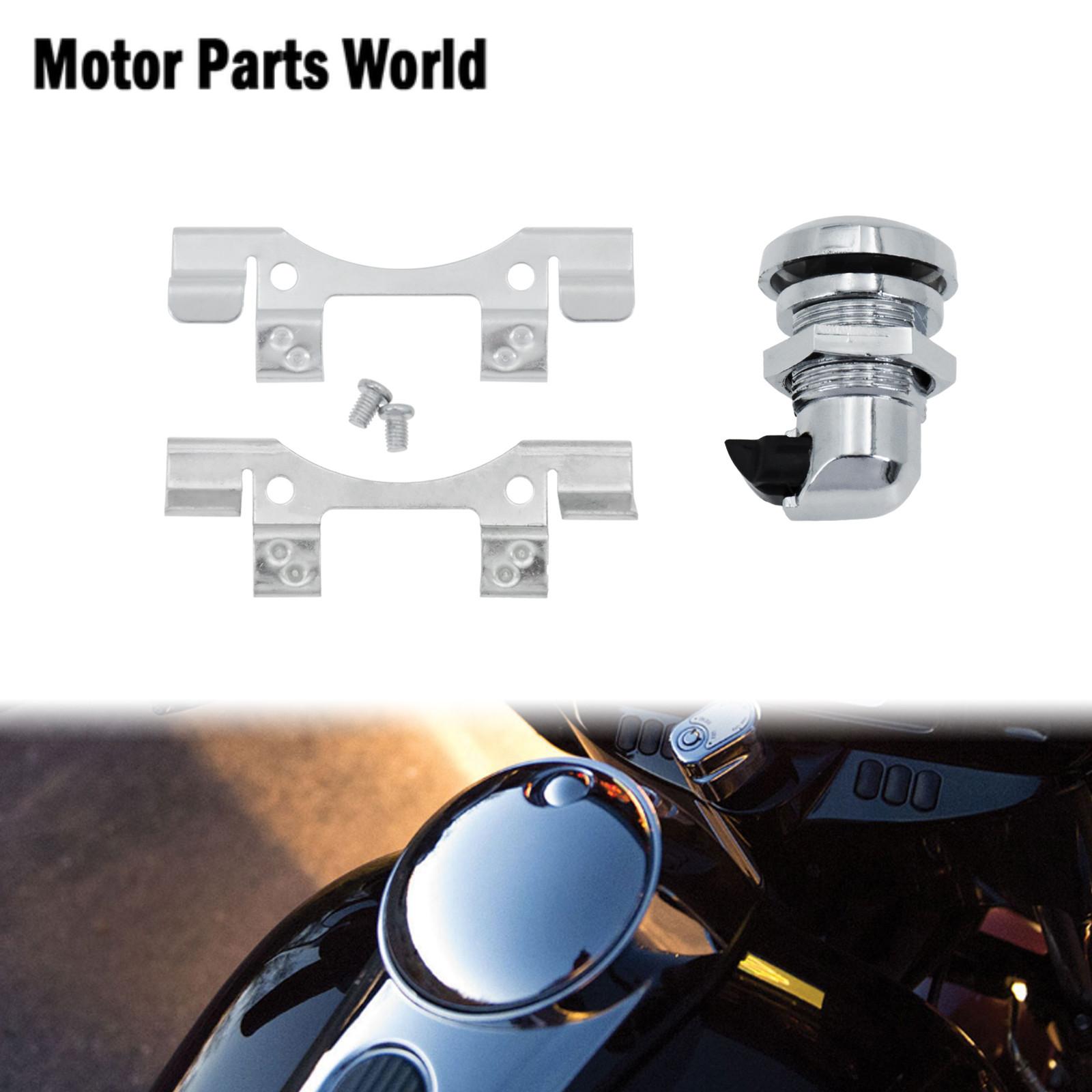 Brandstof Deur Klink Drukknop Voor Harley Touring Motorcycle Gas Olie Cap Tank Electra Glide Road Glide FLTR FLHX FLHTK 1992-2016
