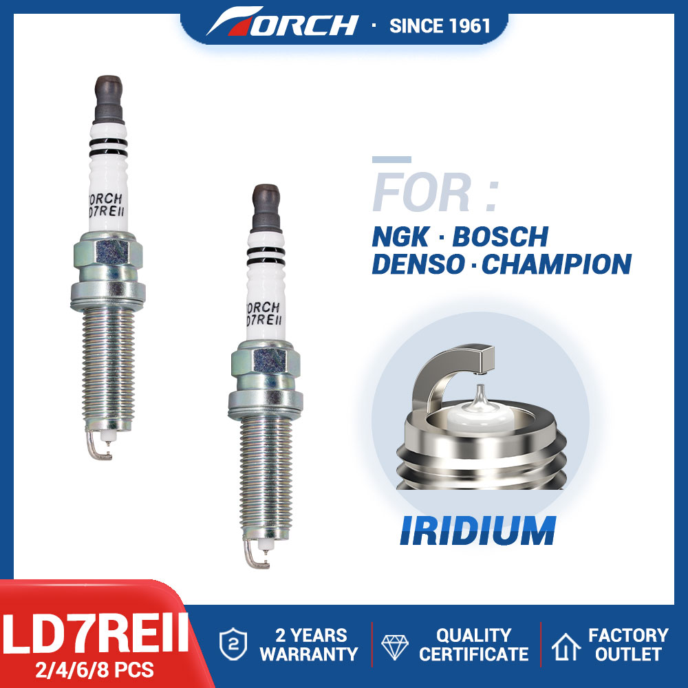 2-8PCS Double Iridium Candle TORCH LD7REII Replace for 90565 DILKAR7D11H for NISSAN X-Trail 2.0 MR20DD RENAULT Koleos M5R402