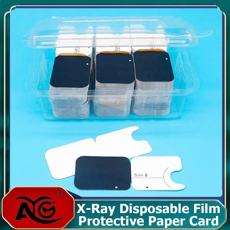 AG 3 Größen Dental Phosphor Plate Umschläge Schutzpapierkarte 0 #   1 #   2 #   X-Scan Ray Dental-Schutzkarten aus Papier