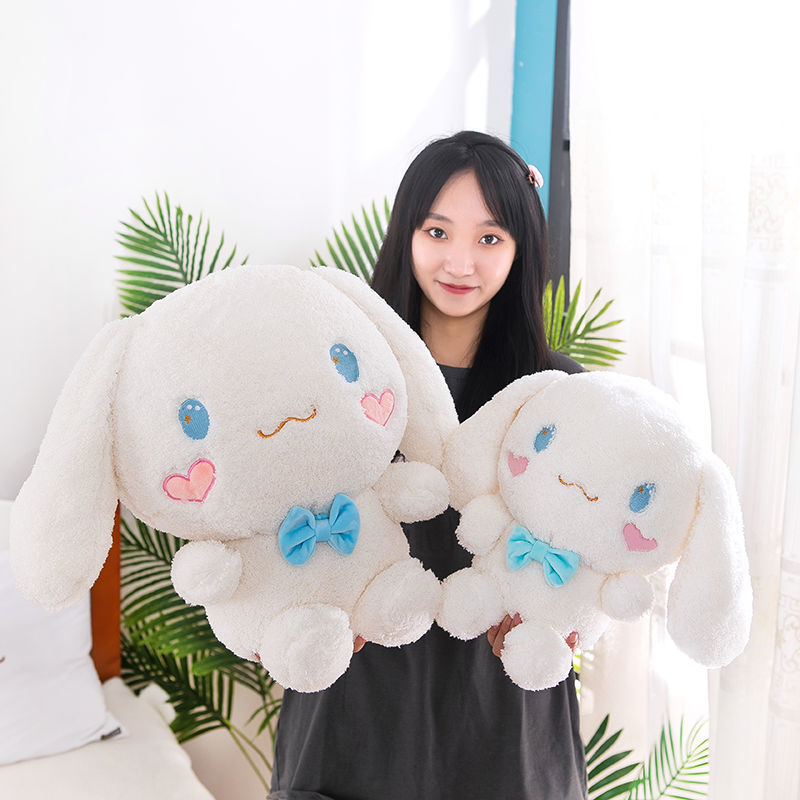 Cinnamoroll Плюшевые игрушки Мультяшная кукла-собака с большими ушками Маленькая белая игрушка-собака daje лучшим другом для девочек, подушка для сна, украшение, плюшевая кукла