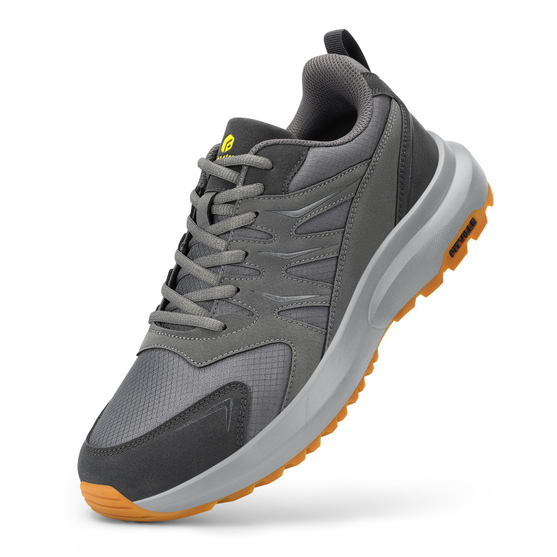 Tênis Ortopédicos FitVille para Homens com Bico Extra Largo, Calçados Leves com Suporte para Arco, Ideais para Caminhadas, Corridas e Pés Planos, Confortáveis para Pés Inchados e Joanetes