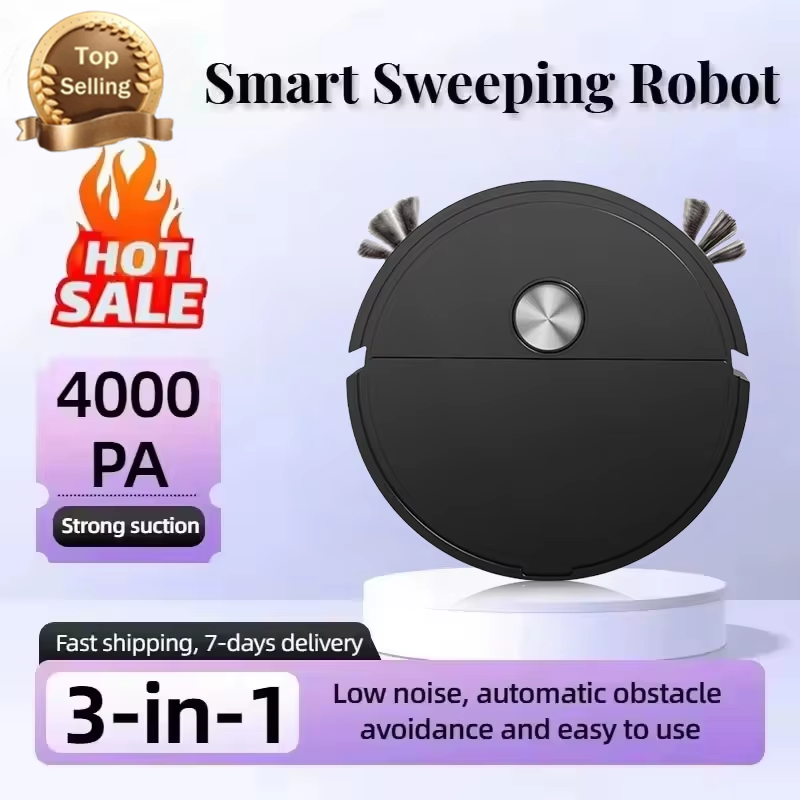 Robot de Limpieza y Fregado, Máquina de Barrido, Sin Ángulos Muertos, Electrodoméstico para el Hogar, Aspiradora 2026