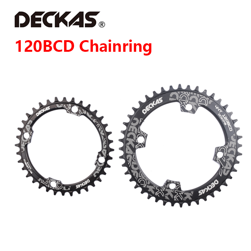 DECKAS 120BCD 36T/38T/40T/42T/44T MTB manivela plato reparación hueca adecuado BCD 120mm